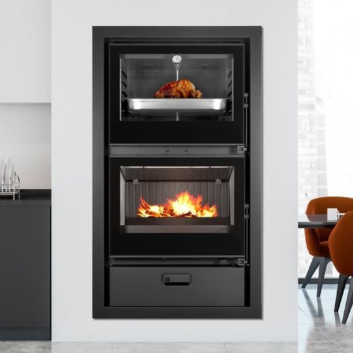 Insert de cheminée à bois - BAKE 70  - BELLIDO Manufacturas Metálicas, S.L. - en acier / à convection naturelle / contemporain
