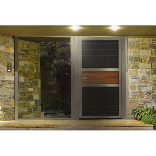 Portillon en aluminium anodisé - MODERN: M7480 - Style Doors S.A.