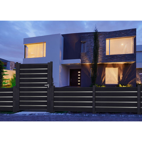 Portillon en aluminium - PRESTIGE ELEGANCE: E483 - Style Doors S.A.