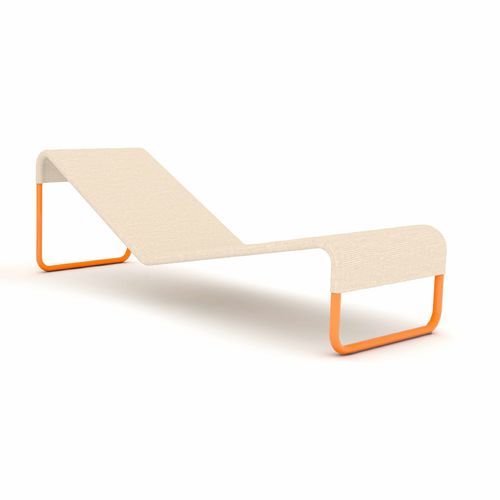 Bain de soleil contemporain - PRISU - aamco - en coton / en acier inoxydable / luge