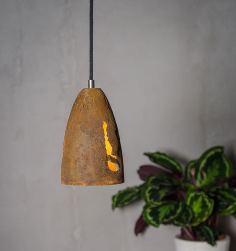 Suspension - FEBE VOLCANO - Living Concrete Ltd - en acier / en béton / contemporaine