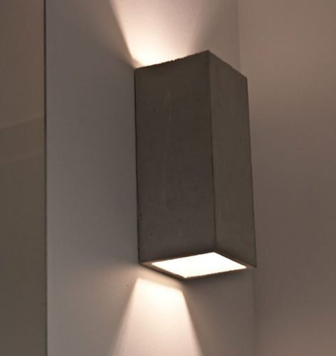 Applique murale contemporaine - ORTO - Living Concrete Ltd - d'intérieur / en acier / en béton