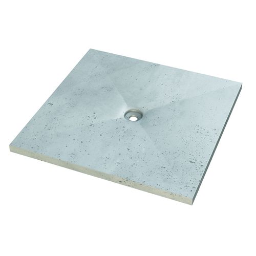 Receveur de douche carré - CONCRETE - Living Concrete Ltd - à poser / en béton