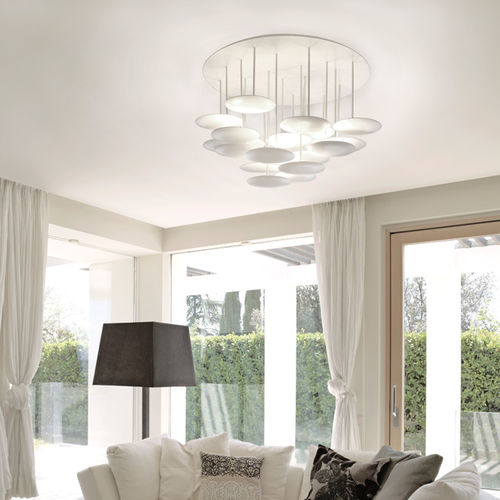 Plafonnier contemporain - CIRCLES - millelumen - en métal / à LED / dimmable