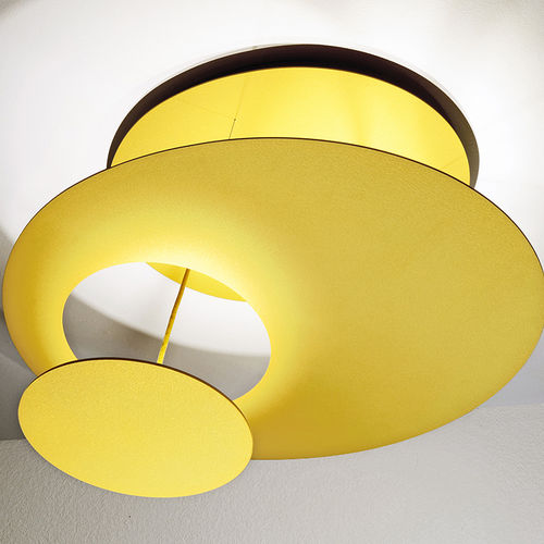 Plafonnier contemporain - HOVER - millelumen - rond / en métal / à LED
