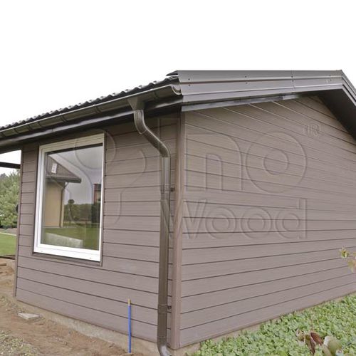Bardage en lames - INOSIDE AD - inowood - WPC / brossé / aspect bois