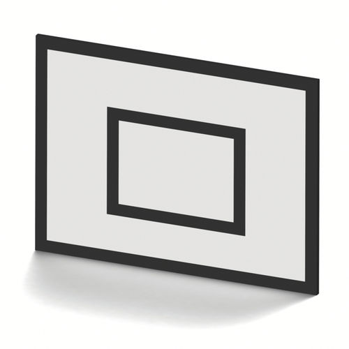 Panneau de basket en contreplaqué - S14521 - SODEX SPORT - en fibre de verre / rectangulaire / blanc/noir