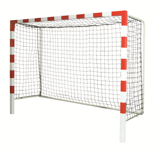 But de handball de compétition - S16236 - SODEX SPORT - en acier galvanisé / à sceller / blanc/rouge