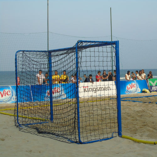 But de handball en aluminium - S17211 - SODEX SPORT - mobile / bleu / thermo-laqué