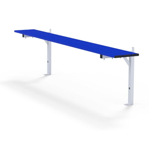 Banc de vestiaire contemporain - S36051 - SODEX SPORT - en aluminium / en acier peint / mural