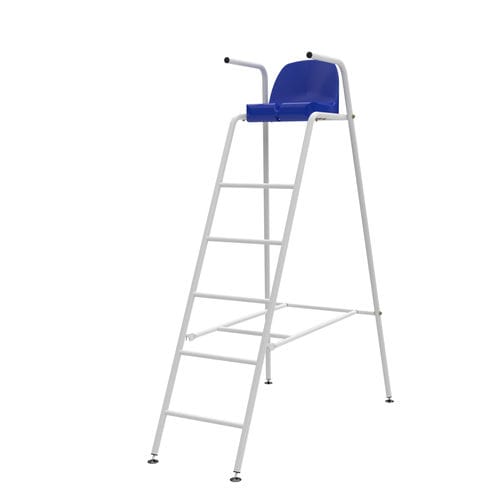 Chaise d'arbitre de tennis - S25331 - SODEX SPORT - mobile / en acier galvanisé / blanche
