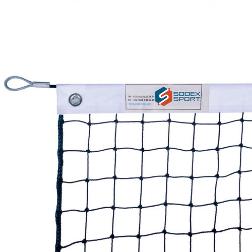 Filet de tennis en HDPE - S25820 - SODEX SPORT - noir / 2 mm / de compétition