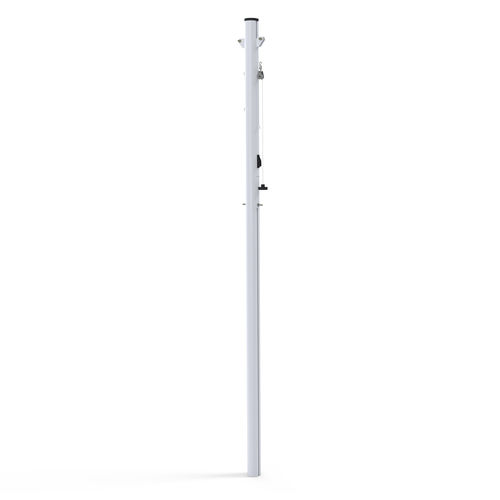 Poteau de volley à sceller - S30176 - SODEX SPORT - en aluminium / blanc / thermo-laqué
