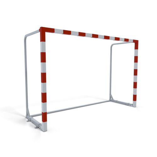 But de handball de compétition - S16274 - SODEX SPORT - en aluminium / pliable / blanc/rouge