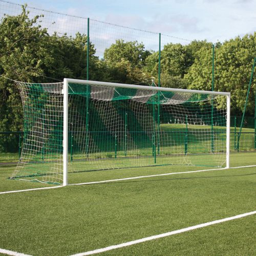 But de football en aluminium - S12205 - SODEX SPORT - à sceller / blanc / plastifié