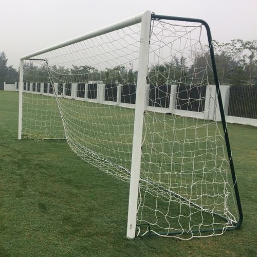 But de football en acier galvanisé - S12155 - SODEX SPORT - mobile / blanc / plastifié