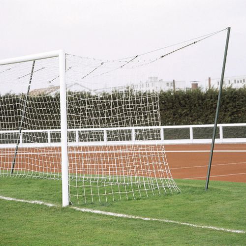 Filet de football en HDPE - S12863 - SODEX SPORT - blanc / rectangulaire / à maille carrée