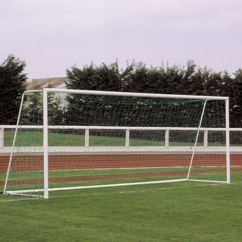 Filet de football en HDPE - S12726 - SODEX SPORT - blanc / noir / trapézoïdal