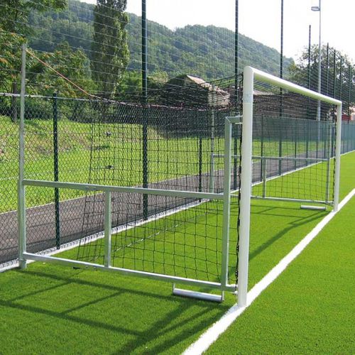 Filet de football en HDPE - S12770 - SODEX SPORT - en polyéthylène / noir / trapézoïdal