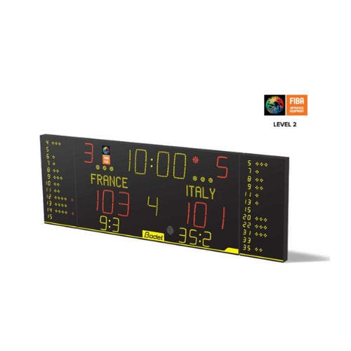 Tableau des scores d'intérieur - SCOREBOARD 8T125 ALPHA-F6 - SODEX SPORT - pour stade