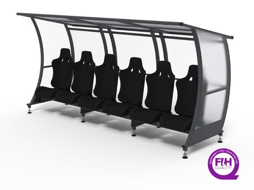 Abri de touche pour 4 personnes - VIP - SODEX SPORT - pour 10 personnes / pour 8 personnes / pour 6 personnes