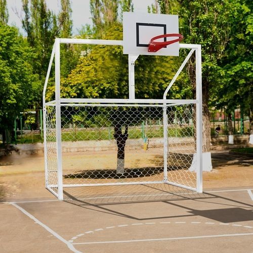 But multijeux en acier galvanisé - S18155PZW - SODEX SPORT - à sceller / blanc / plastifié