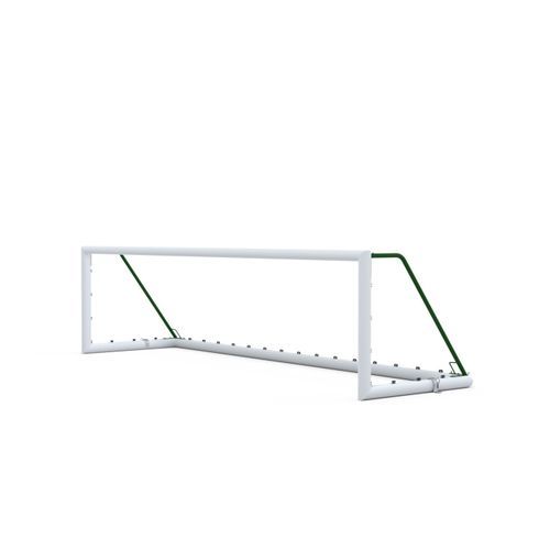 But de football en aluminium - S12237 - SODEX SPORT - transportable / blanc / plastifié