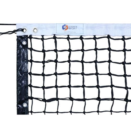 Filet de tennis en HDPE - S25876 - SODEX SPORT - noir / 3 mm / de compétition