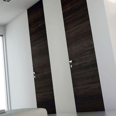 Porte d'intérieur - ITALIAN : FLOOR TO CEILING - Dayoris doors - en placage de bois / en stratifié / battante