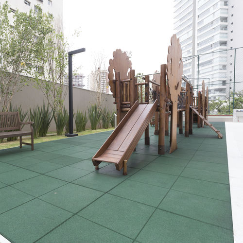 Sol en caoutchouc - IMPACT SOFT - SUPER SLIM 11mm - RECYCLED RUBBER - AUBICON - RUBBER FLOORING AND INSULATION MATS - pour extérieur / pour aire de jeux / pour espace public