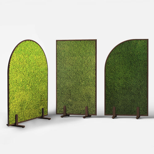 Panneau acoustique autoportant - MODULOR - Greenmood - mobile / en acier / en mousse stabilisée
