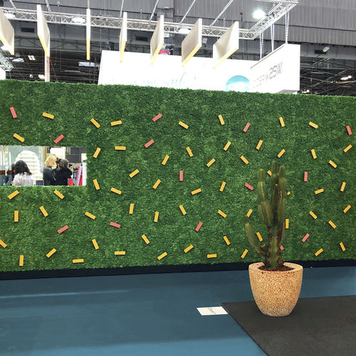 Mur végétal stabilisé - TWINKLES - Greenmood - sur mesure / en mousse boule / en lichen