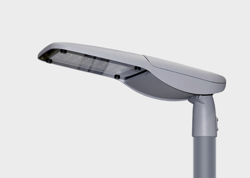 Lampadaire urbain - MILAN M - Novatilu - contemporain / en fonte d'aluminium / avec diffuseur en verre trempé