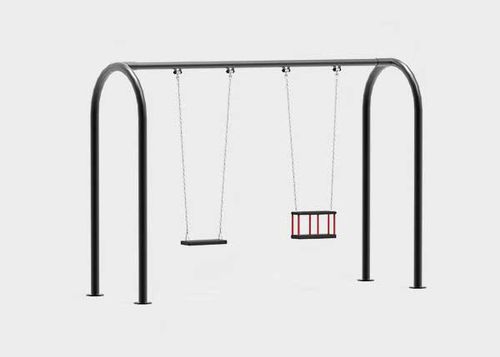 Balançoire en métal - COLUMPIOS : FLIP MIXTO  - Novatilu - pour parc de jeux / double