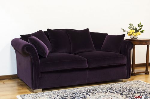Canapé classique - VILLE - VAMA Divani - en tissu / sur mesure / beige