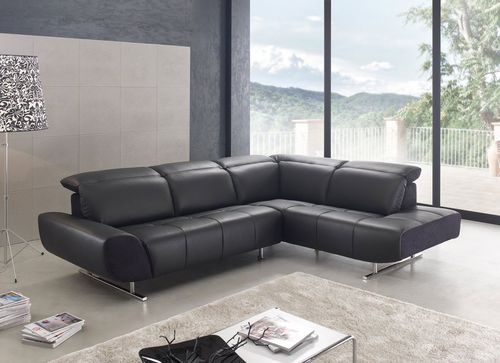 Canapé modulable - DOMINO - VAMA Divani - contemporain / en cuir / inclinable