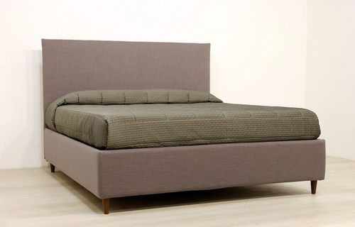 Lit double - SIMPLE - VAMA Divani - simple / contemporain / tapissé