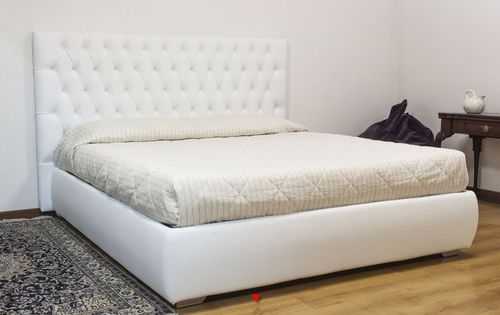 Lit double - ASWAN - VAMA Divani - simple / chesterfield / tapissé