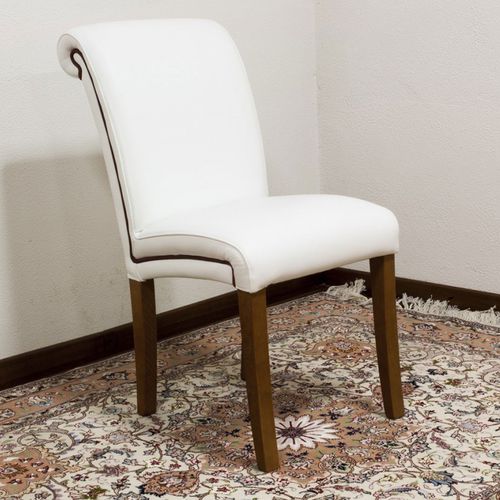 Chaise de salle à manger classique - MOCASSINA - VAMA Divani - d'intérieur / en tissu / en cuir