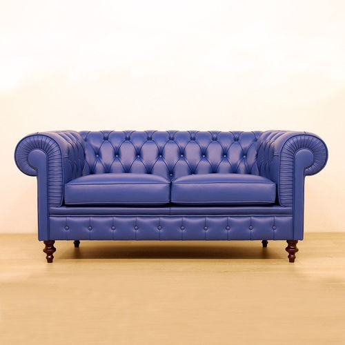 Canapé chesterfield - VAMA Divani - en cuir / sur mesure / marron