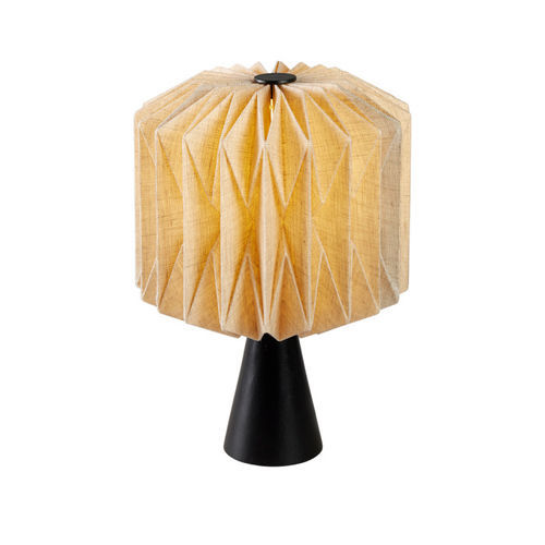 Lampe de table - CHIFUMI - CFOC - en lin / en textile / en bois teinté
