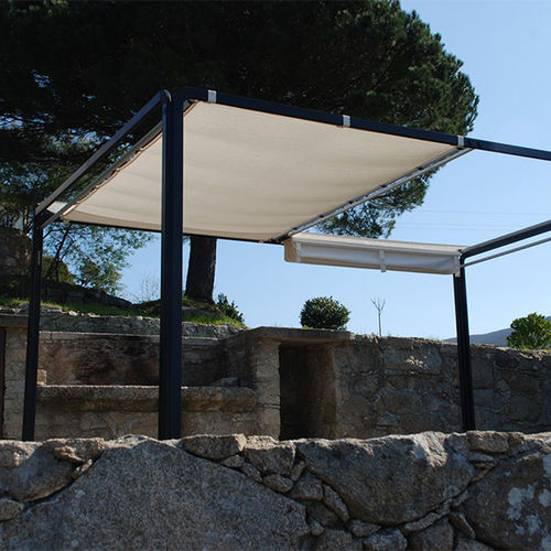 Pergola autoportée - Ezpeleta - en aluminium / en acier inoxydable / couverture en toile