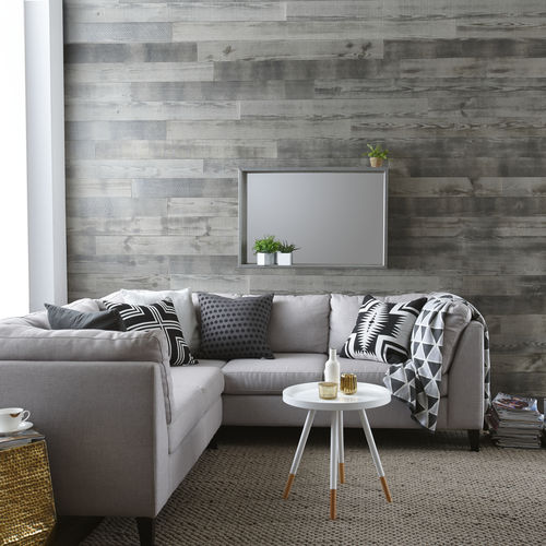 Panneau décoratif de revêtement - DRIFTWOOD GREY - TIMBERWALL - mural / pour agencement intérieur / en bois