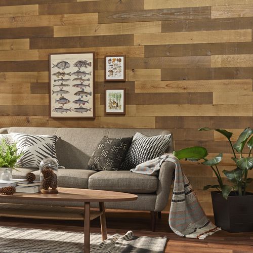 Panneau décoratif de revêtement - HERITAGE BROWN - TIMBERWALL - mural / pour agencement intérieur / en bois
