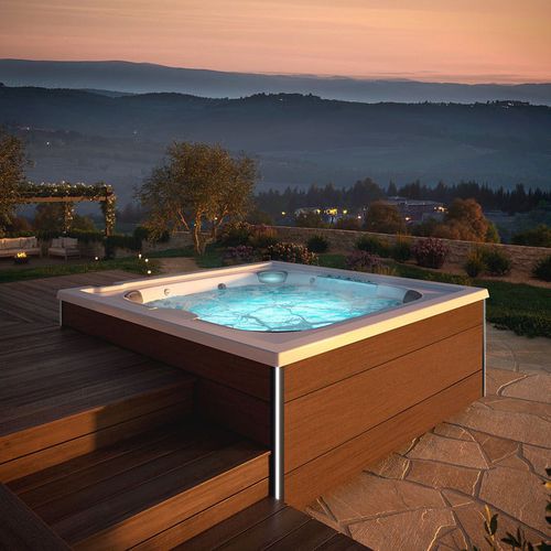 Spa hors-sol - J-LX® - JACUZZI - carré / 7 places / d'extérieur