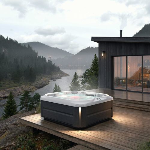 Spa hors-sol - J-345&trade; - JACUZZI - carré / 7 places / en acrylique
