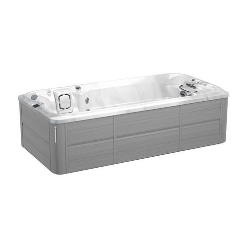 Spa de nage hors-sol - J-16 POWERPRO&reg; - JACUZZI - rectangulaire / 4 places / en acier galvanisé
