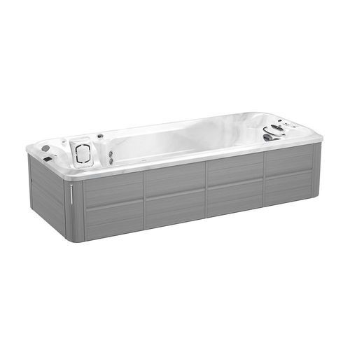 Spa de nage hors-sol - J-19 POWERPRO&reg; - JACUZZI - rectangulaire / 4 places / en acier galvanisé