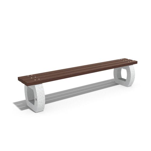 Banc public contemporain - 143 - Encho Enchev - ETE - en bois / en béton à haute performance / en béton fibré