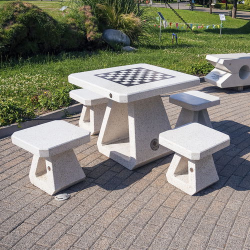 Table d'échecs d'extérieur - 190 - Encho Enchev - ETE - contemporaine / résidentielle / pour espace public